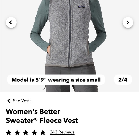 Patagonia Better Sweater Vest Sz Small - Picture 6 of 6